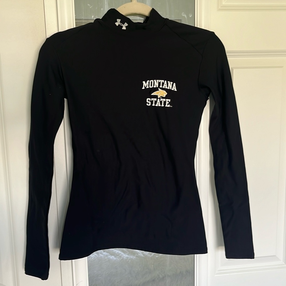 Boys Under Armour Montana State long sleeve spandex shirt